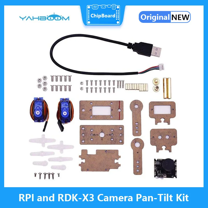 Yahboom HD Camera Pan-Tilt Kit with 2 Pcs SG90 Servos for Raspberry Pi and RDK-X3