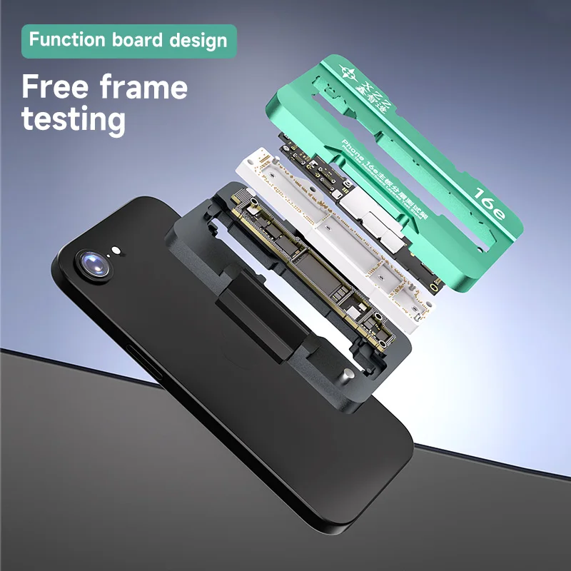 XZZ iSocket 16E Delamination Test Frame Motherboard Layered Test Racks Function Testing for iPhone 16E