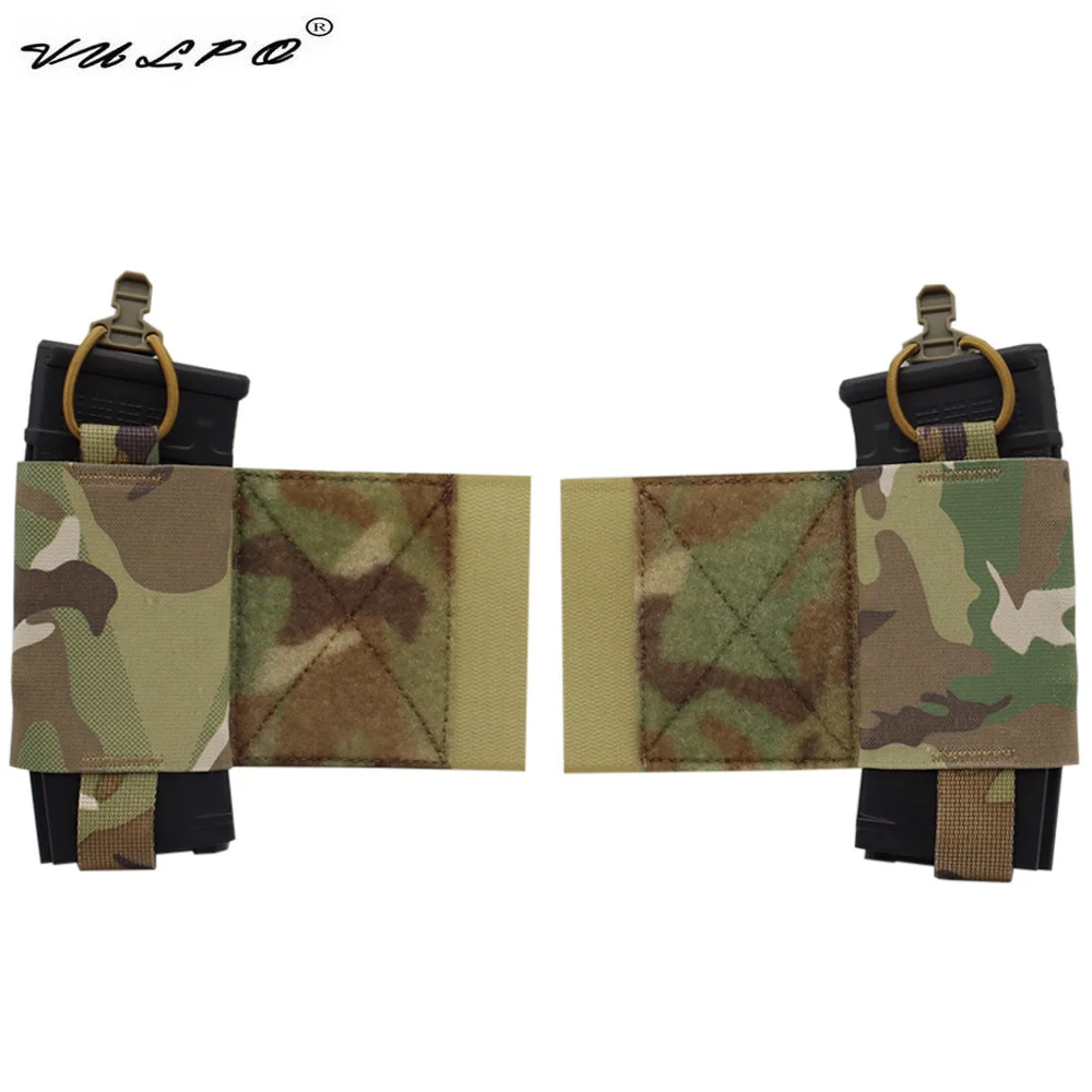 

VULPO Tactical FERRO Style Wingman V2 Side Radio Pouch Elastic Radio Holder Magazine Pouch Walkie Holder FCPC V5 Airsoft Vest