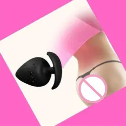 Dildo Butt Plug/Silicone Dildo Size 3/Adult Sex Toys/Anal Stretching Stimulator/Black Butt Plug/Female Male Anal Sex Toy