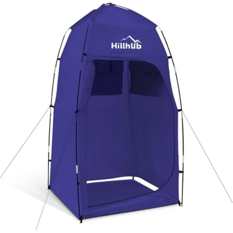 

Портативная палатка-душ для кемпинга с полом, уличная раздевалка, туалет, навес от солнца с сумкой для переноски для пляжа, 6.9 футов, увеличенный размер