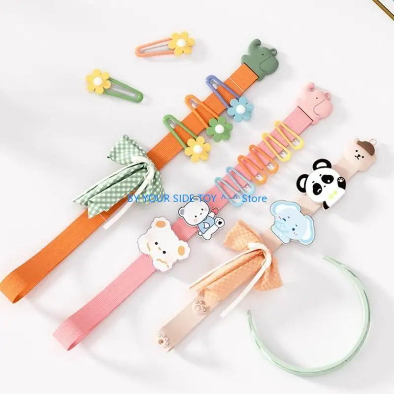 

Kids Hairband Storage Strap Hairband Hold Lovely Storage Strap Practical Storage Strap Hangs Headband Hold for Girls U6XE
