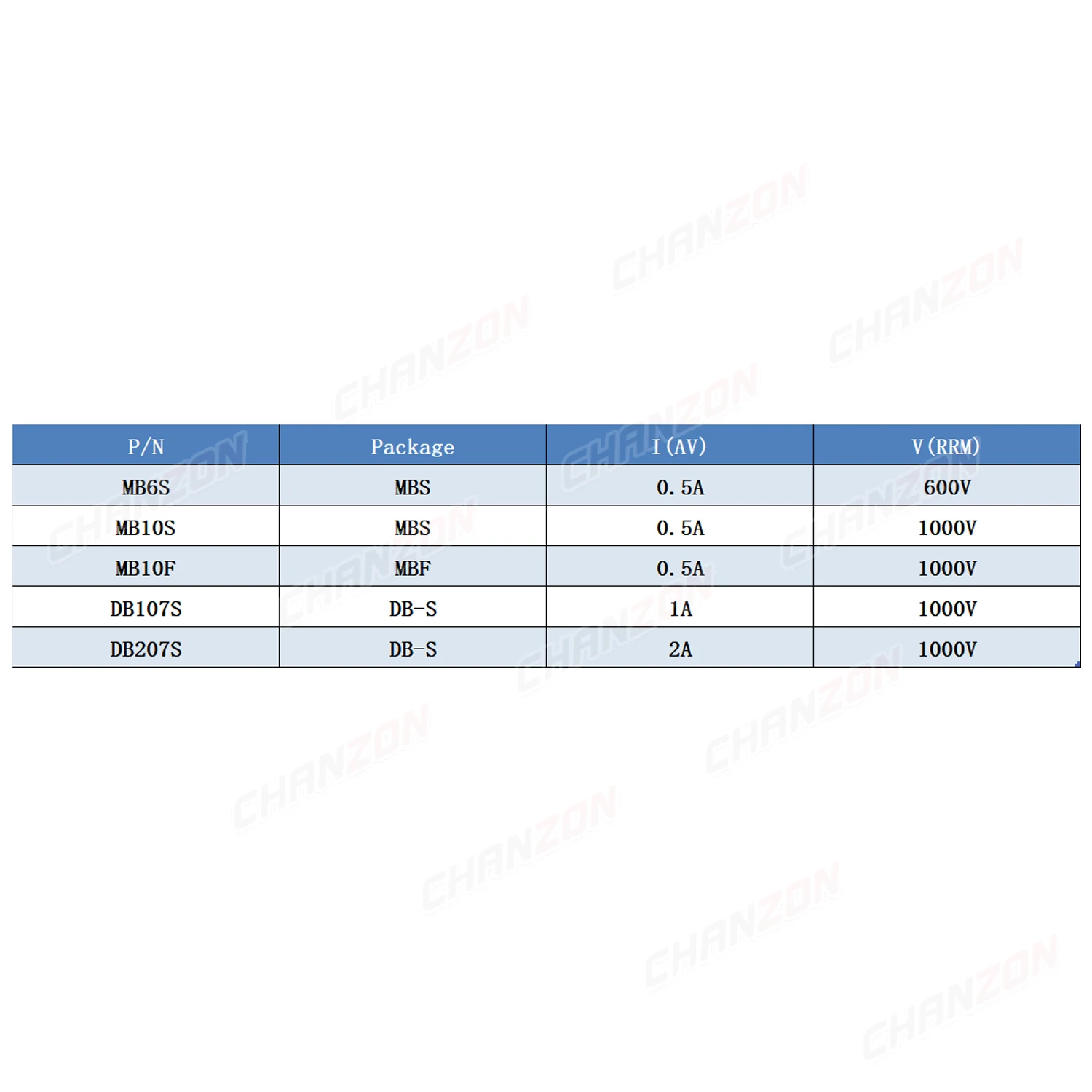 MB6S MB10S MB10F DB107S DB207S SMD Diode Bridge Rectifier MBS MBF 0.5A 1A 2A 600V 1000V MB 6S 10S Single Phase Silicon Diodes