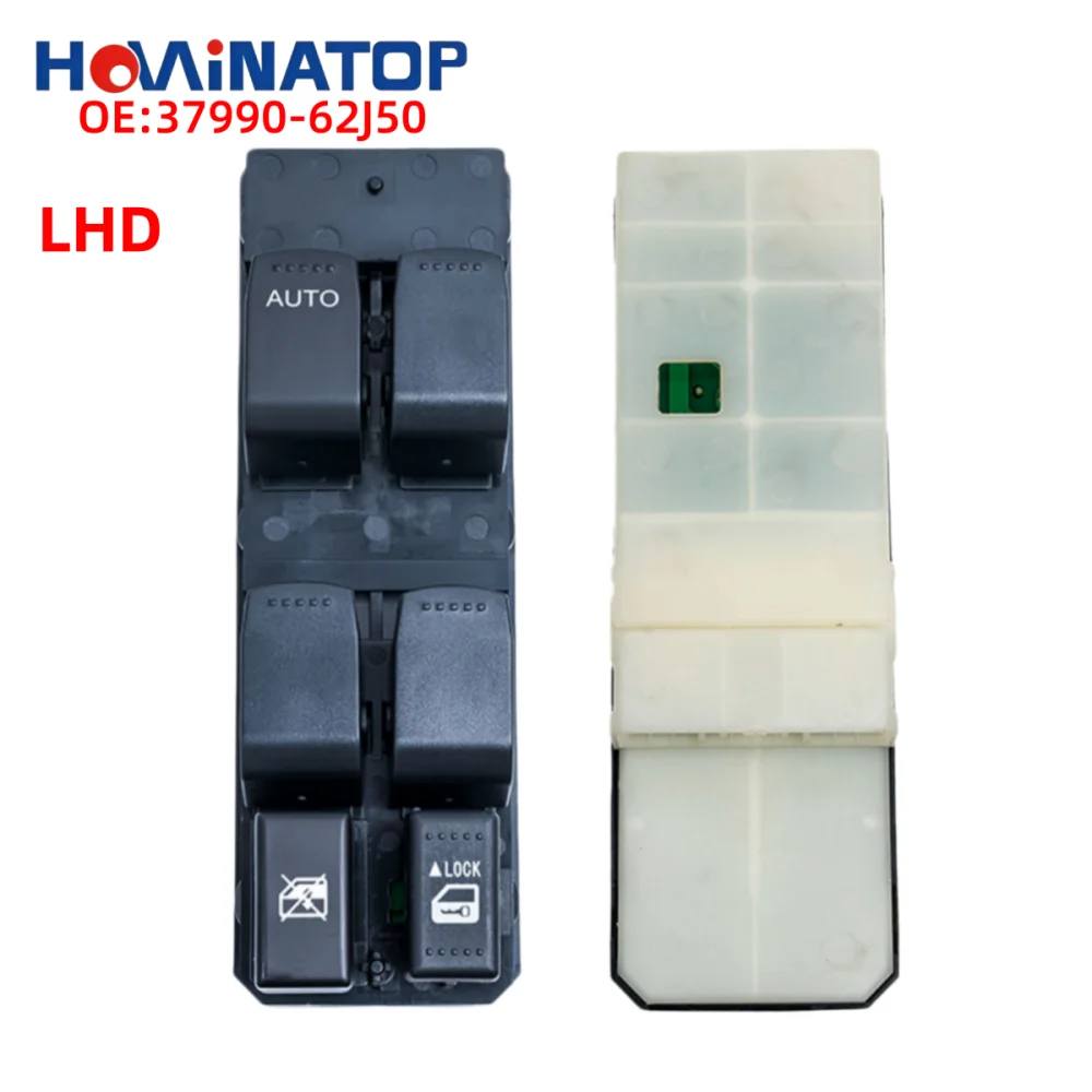 HOWINATOP 37990-77J00-R 12Pin 37990-62J50 13Pin Master Window Switch Single AUTO For Suzuki Swift SX4 Alto 05-13 OEM Replacement