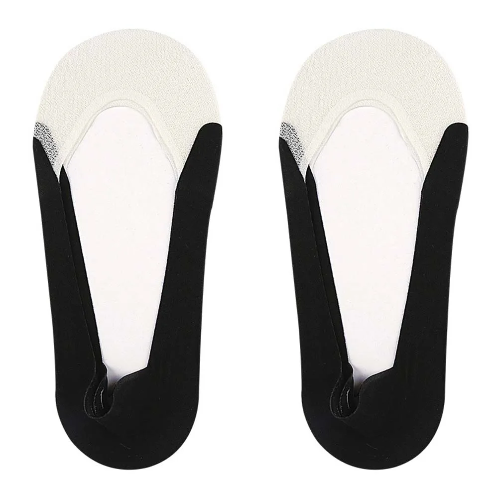 

Cotton Bottom Thin Boat Socks Women Silicone Anti Slip Low Cut Non-slip Two Toe Socks Clog Hosiery Thin Separate Toe Boat Sock