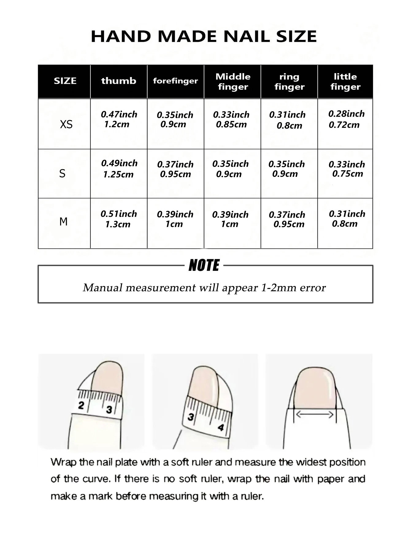 Set di unghie finte con copertura completa nera corta da 10 pezzi -Press On Nails Bowknot Design-1pc di lima per unghie e 1 kit di adesivi per colla per unghie