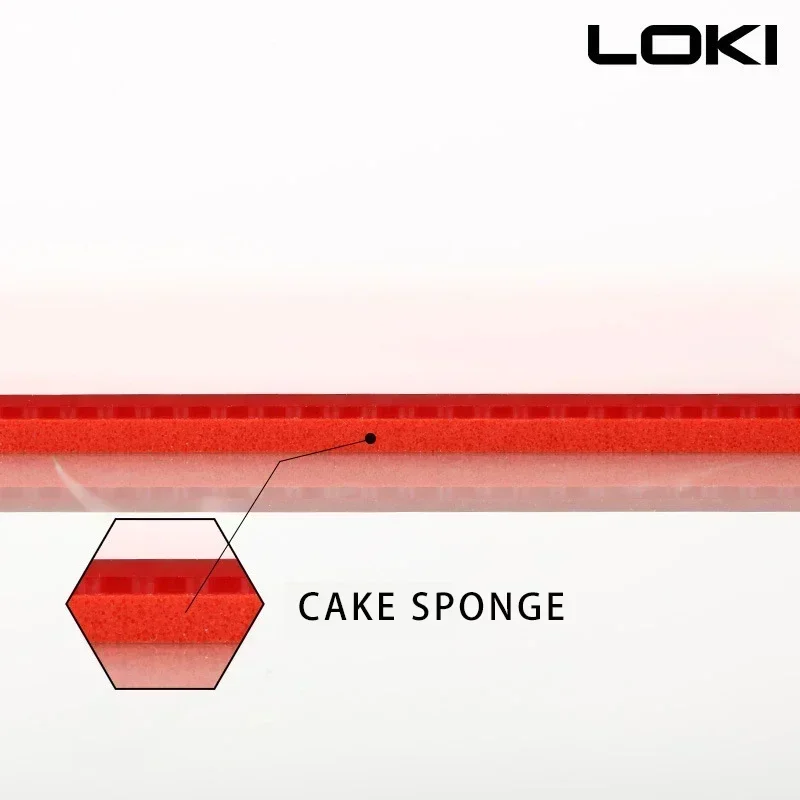 الأصلي LOKI RXTON 1 تنس الطاولة المطاط البثور في هجوم سريع شبه لزجة وانغ هاو ITTF المعتمدة بينغ بونغ المطاط مع الإسفنج