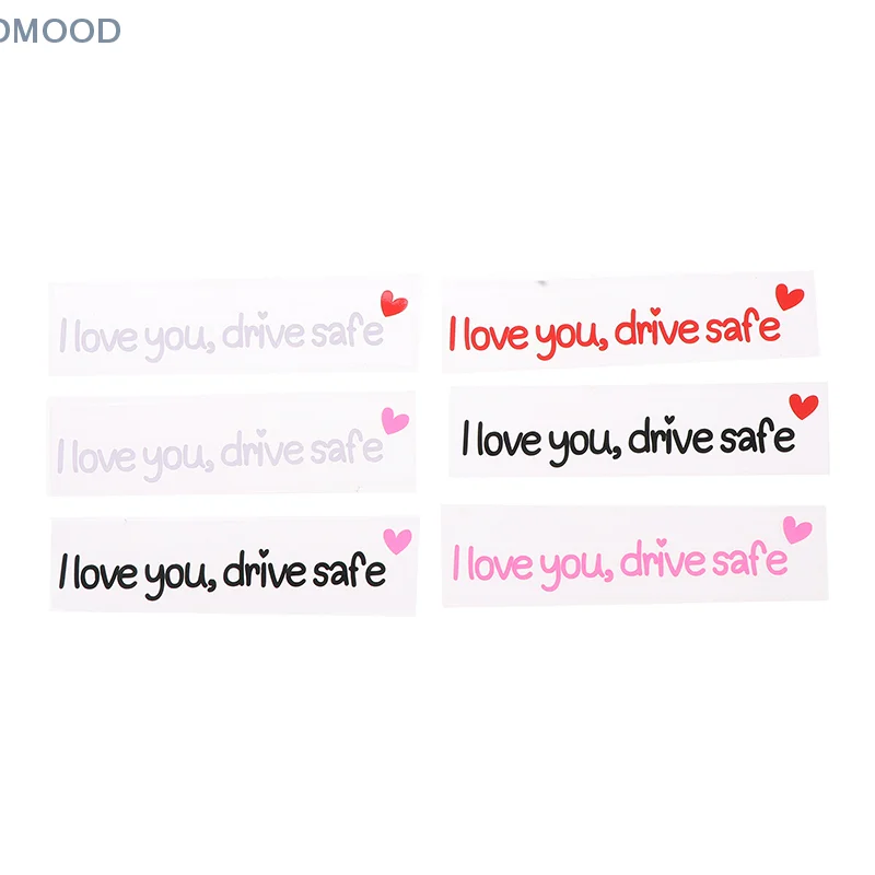 

For Women Drivers I Love You Drive Safe Car Mirror Stickers Affectionate Reminder Heartfelt Safety Reminder Car Interior Sticker