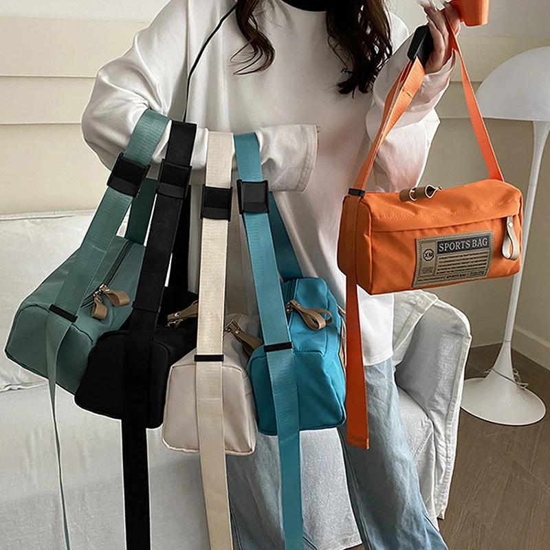 Outdoor Oxford Cloth Single Shoulder Bag; Korean Japanese Version Trendy Student Bag