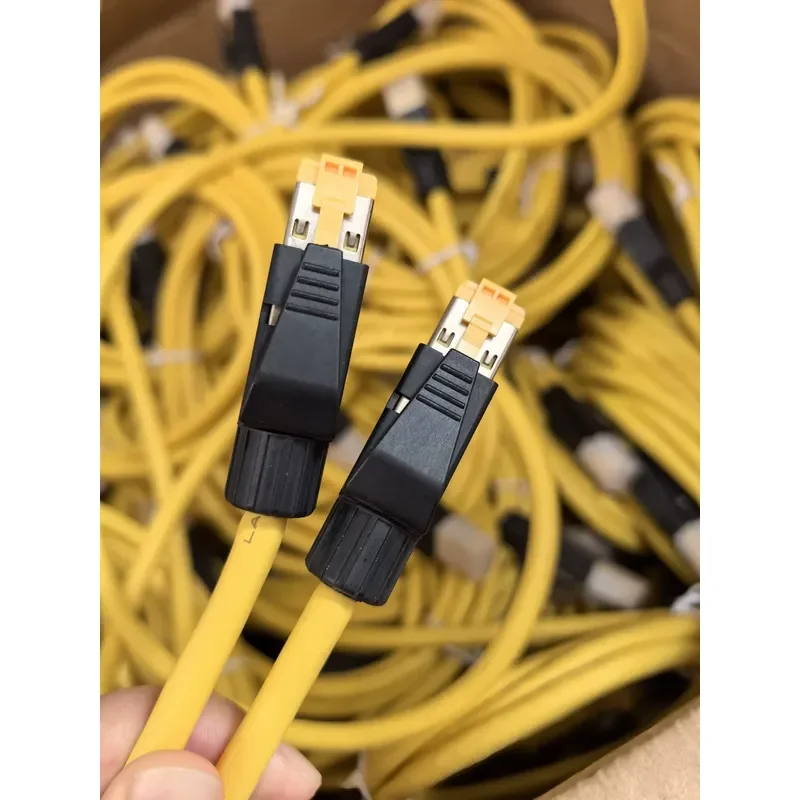 for Original disassembly machine yellow mesh wire super 6 pure copper wire core wire leather soft cat.6 aluminum foil braided