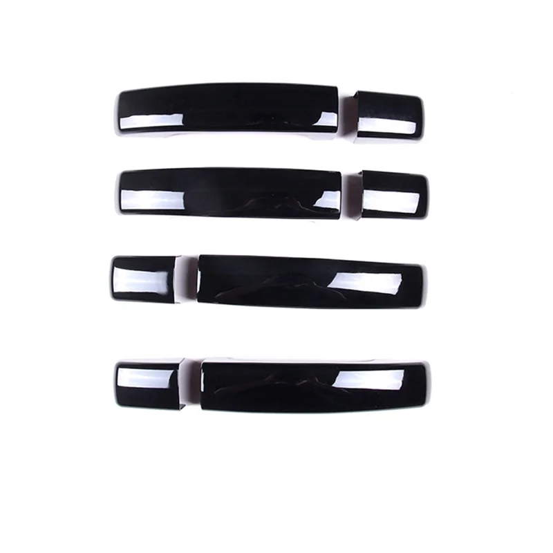 

Car Outer Door Handle Cover Trim Sticker for Land 4 2010-2016 Accessories ,Black Without Hole
