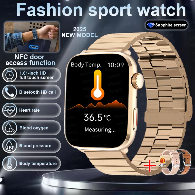 Smart Watch Watch Global Version Men Women HD AMOLED Display Heart Rate Bluetooth Call GPS Track Waterproof Sports Smart Watches