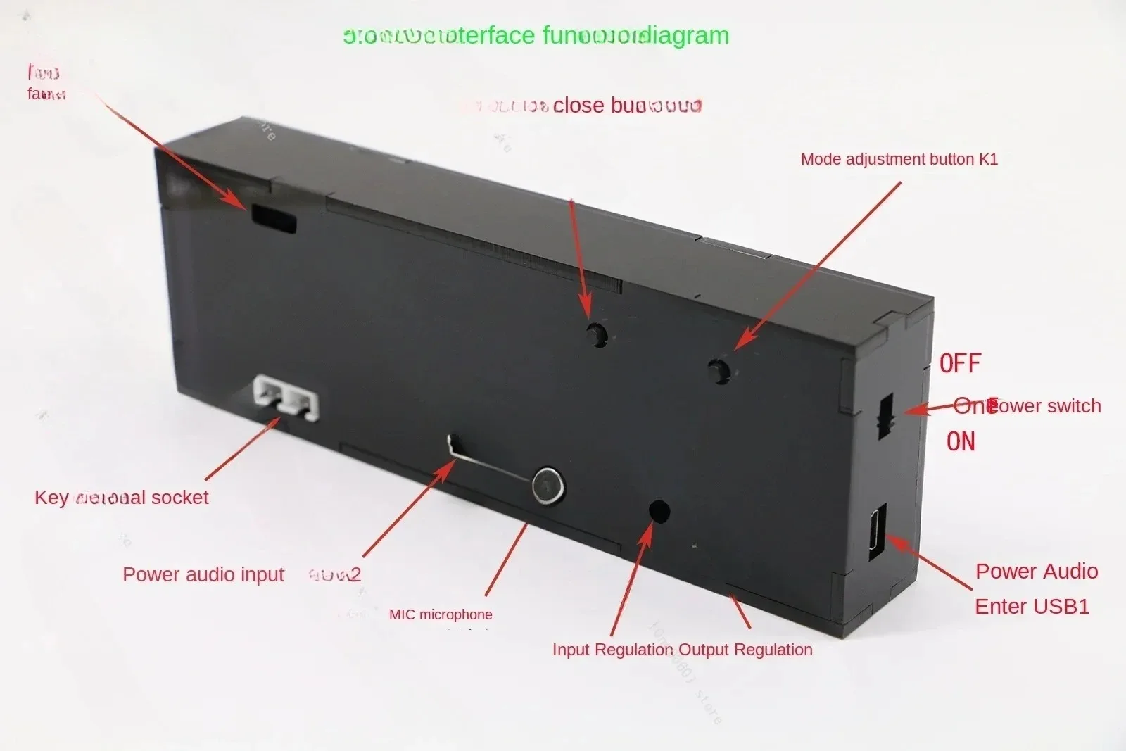 For As256 Professional Music Spectrum Display Car Amplifier Modification OLED Voice-Activated Equalization Indicator Light