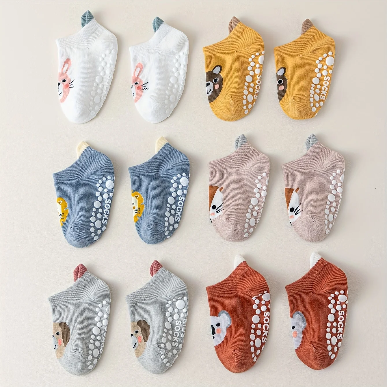 6 Pairs Anti-Slip Socks for Gi - đánh giá và giá Unisex Baby Socks Non Slip