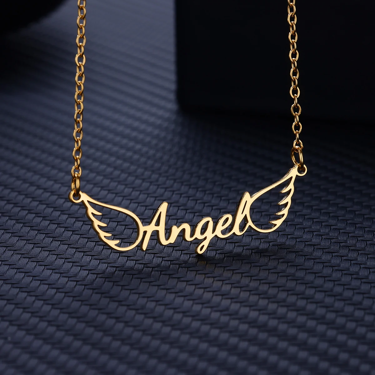 Custom Name Necklaces For Women Men Stainless Steel Customized Pendant Necklace Personalized Neck Chain Jewelry Birthday Gift