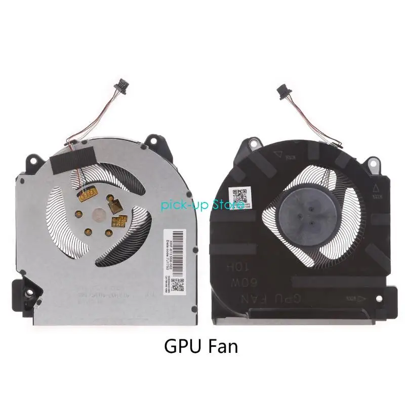 Q5WA CPU GPUラジエーターDC 5V 4ピン4ワイヤラップトップクーラーファンHP Victus 16-D 16-E TPN-Q263 TPN-Q264 EG75070S1-C700 C710 S9A
