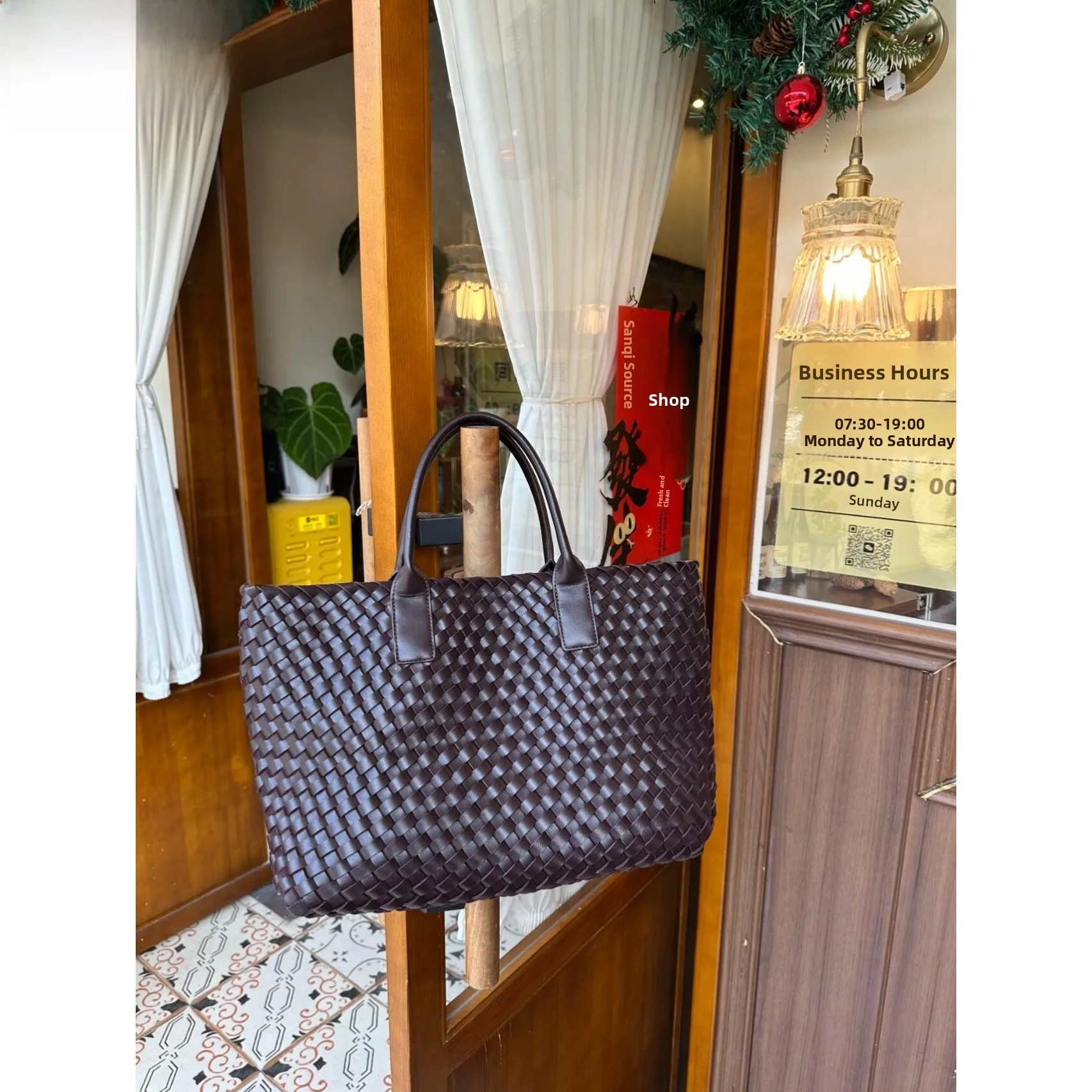 ZAZL Soft Leather Woven Women's Tote Bag Large Capaci Single oulder Luxury Handbag Casual Basket ape PU Leather