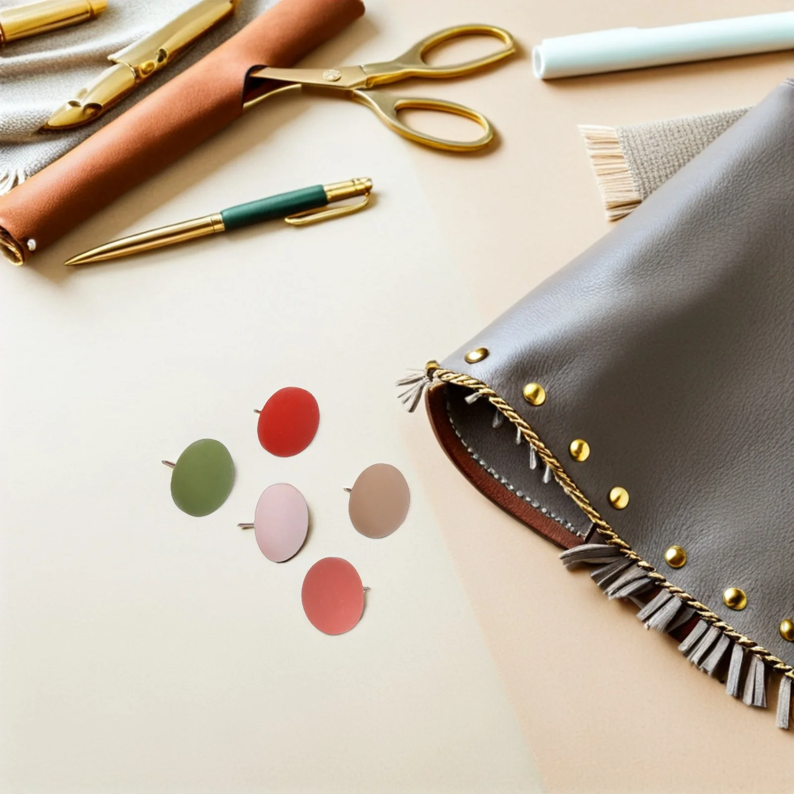 

50Pcs Decorative Thumb Tacks Colored Resin Half Round Push Pins for Wall Bulletin Board Photos Crafts Maps Small Colorful