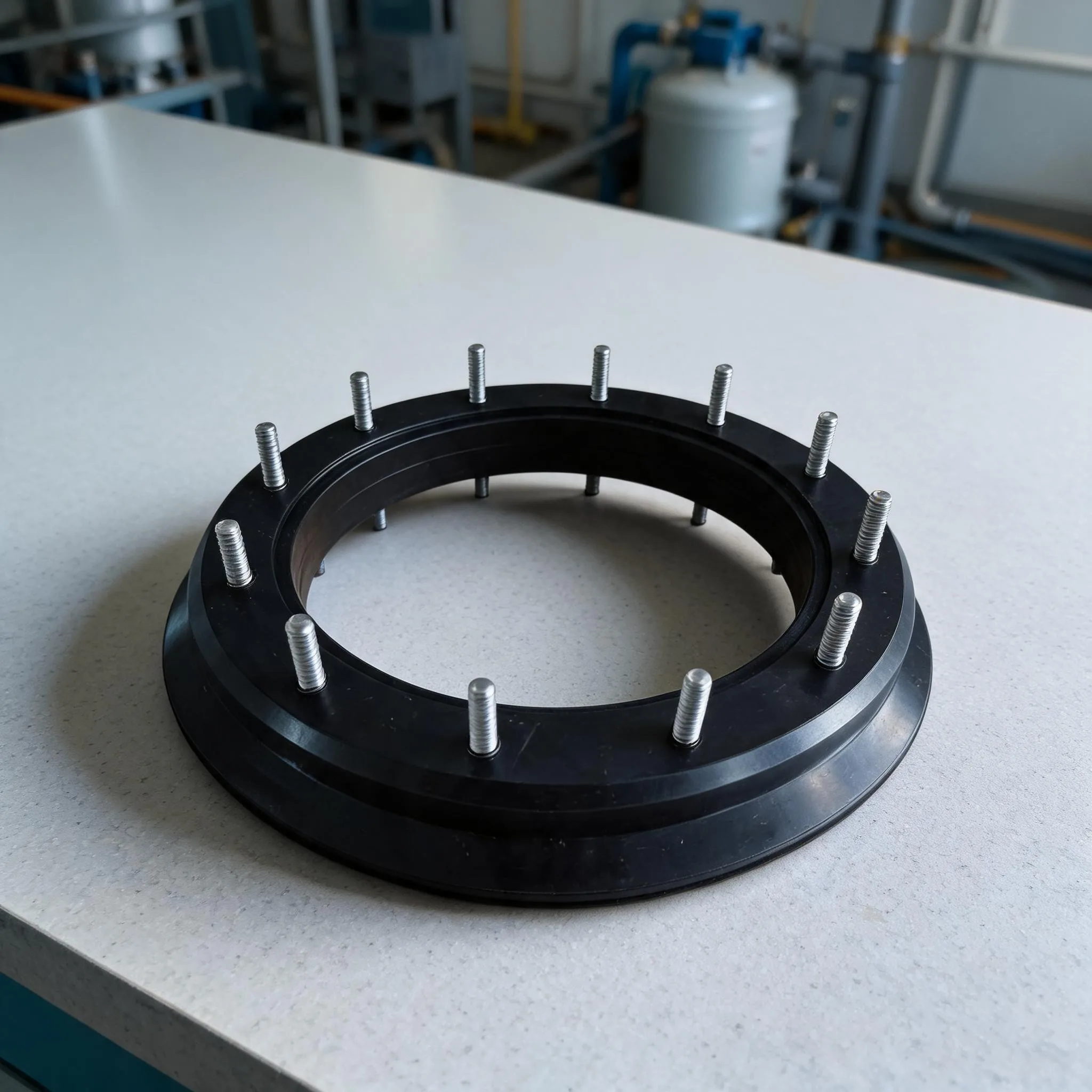 Sand Filter Head Flange with Dual Screws for 2 Inch Pool Filter Tank Built with ABS Housing and Stainless Steel Hardware