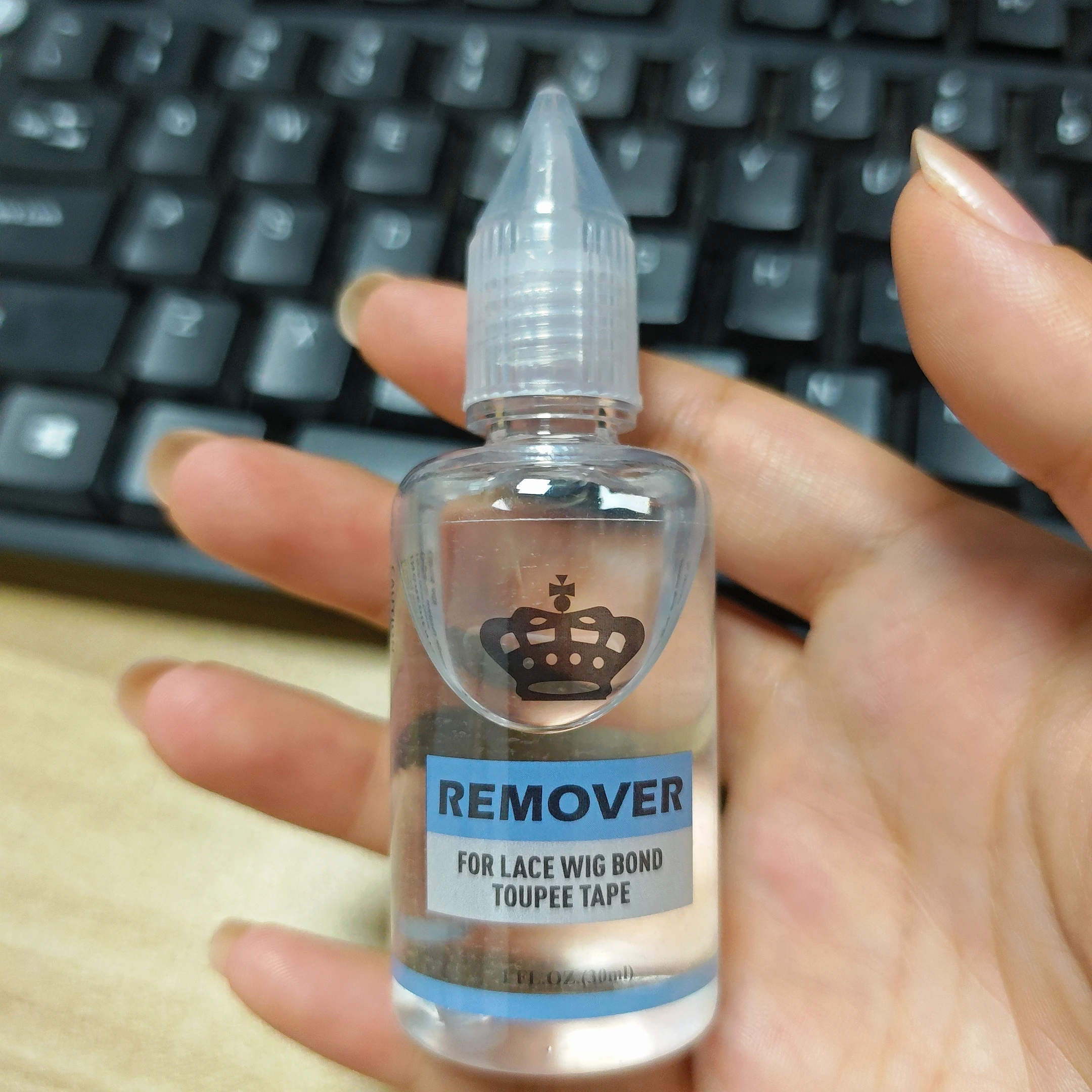 

Клей для париков Водостойкие клеи Невидимый клей для склеивания волос для наращивания волос + средство для удаления парика 30 мл