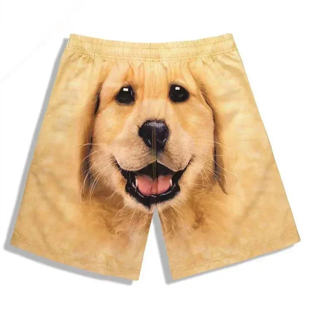 Funny Dog Shorts Casual Walking Home Sleepwear Creative Men Casual Shorts M-5XL