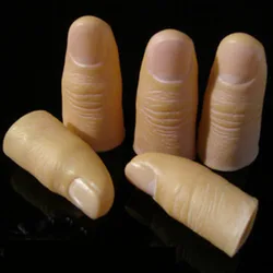 10pcs Hard Thumbs - up Fake Thumb tip For Vanishing, Exchanging and Appearing Magic Tricks Close Up Street Illusions Prop Comedy