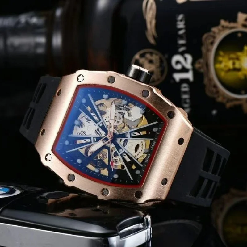 โรงงานอุปทานรูปบาร์เรลดอกไม้กลวงหัวผีวิศวกรรมนาฬิกาอัตโนมัติธุรกิจนาฬิกาผู้ชาย