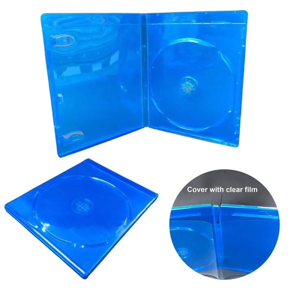 170*135*11mm CD Game Case Plastic Protective Cover Protective Box CD DVD Discs Storage Box for PS4 PS5 Game Disk Storage