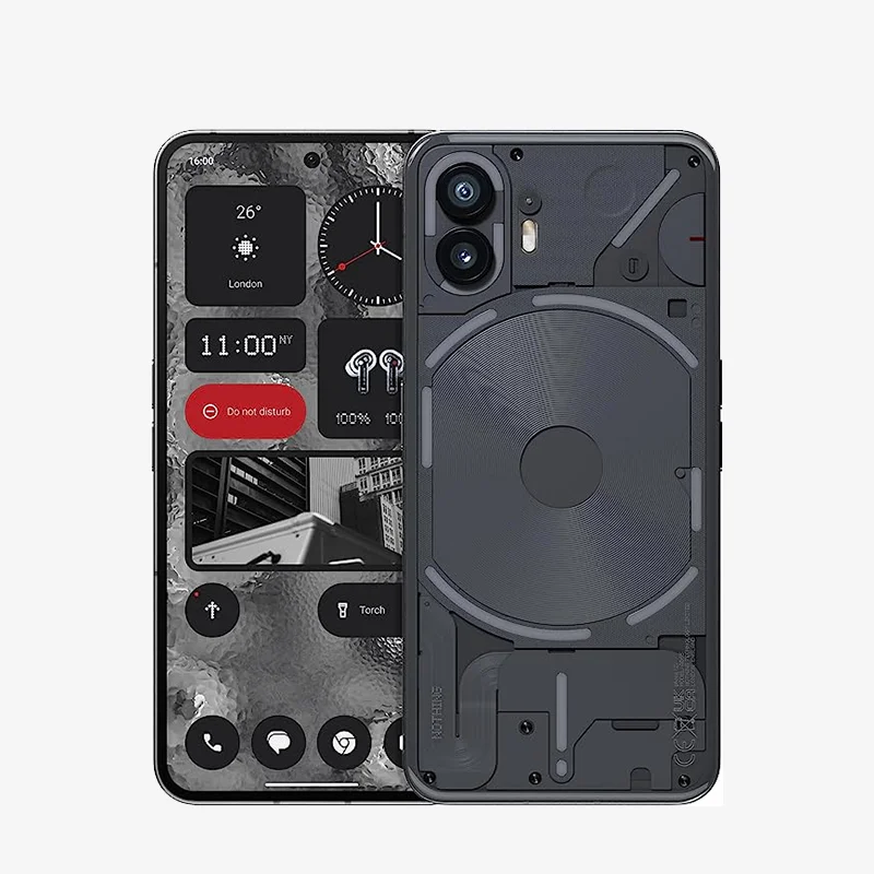 NOTHING Phone (2) �cran flexible LTPO OLED de 6,7 pouces, Snapdragon 8+ Gen 1, Nothing OS 2.0, double cam�ra arri�re 50 MP, cam�ra frontale 32 MP