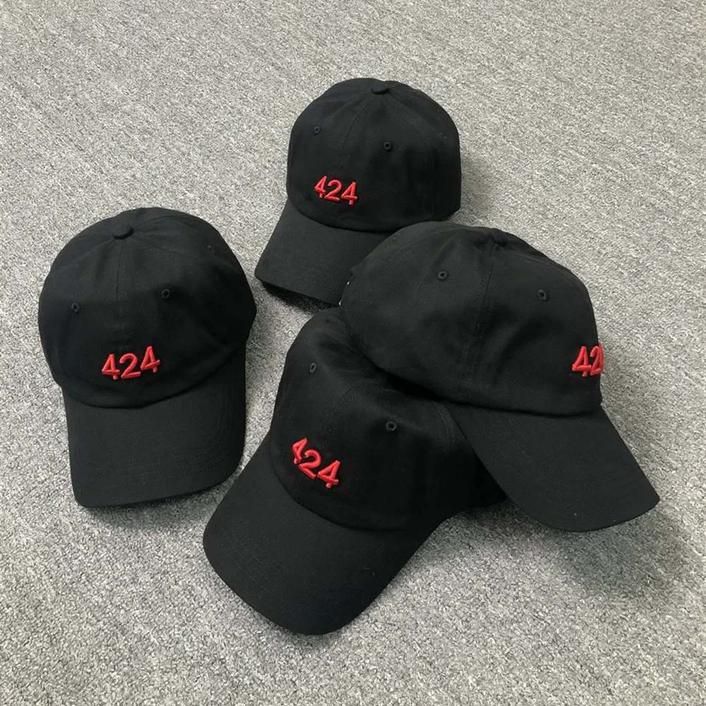 SAINT OF MICHAEL Kanye West Hip Hop High Street Streetwear 424 Embroidery Logo Luxury Hat Golf Baseball Caps For Men Women