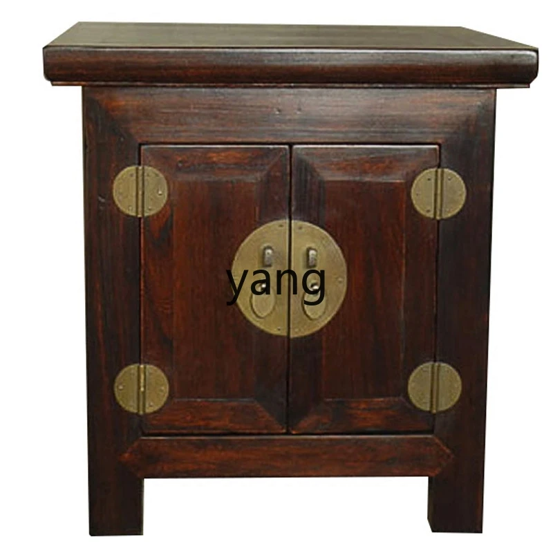 xyy antique solid wood sofa side several cabinets ancient and modern log furniture bedside table