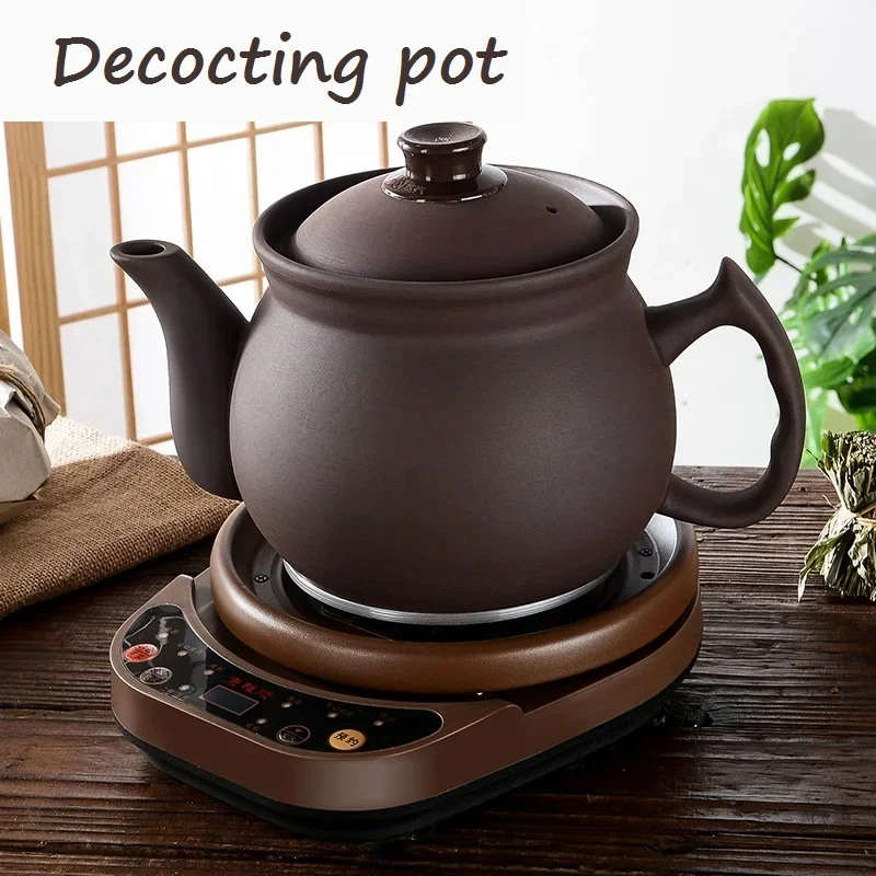 Fully automatic electric decocting traditional Chinese medicine pot, ceramic decocting sand pot, split boiling medicine