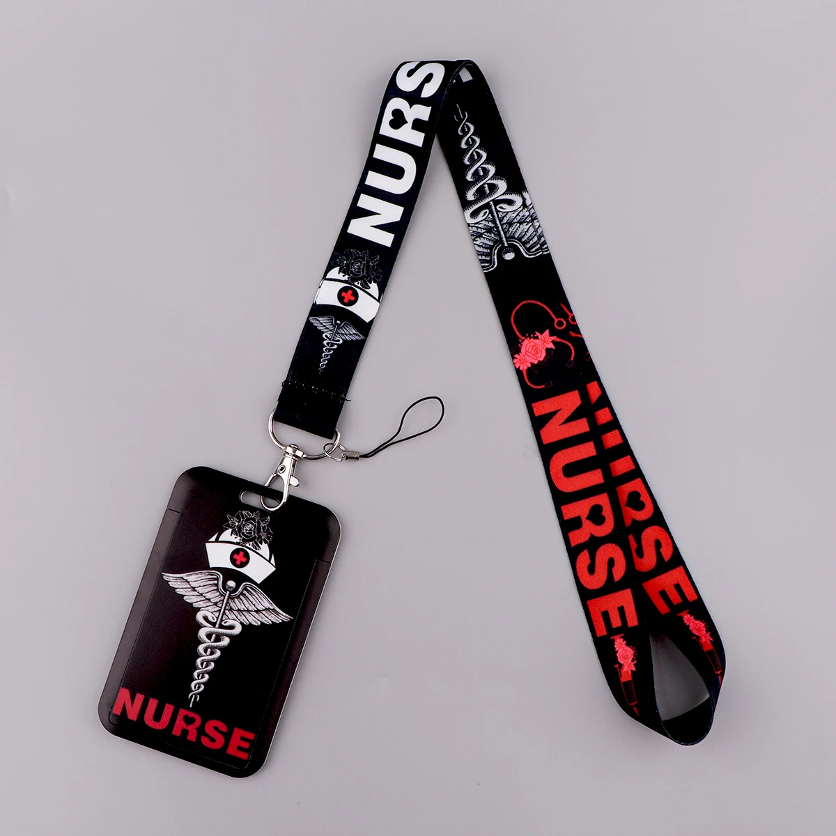 

Nurse Neck Straps Lanyard Car Keychain ID Card Pass Gym Mobile Phone Key Ring Badge Holder Jewelry