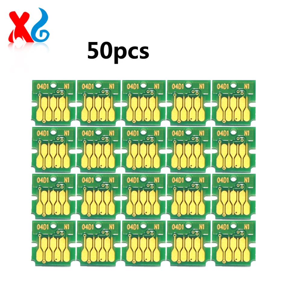 

50 шт. T04D1 чип коробки обслуживания для EPSON L4150 L6160 L6168 L6170 L6178 L6190 L6191 L6198 M3140 M3170 5100 2700 ST-4000 ET-2700