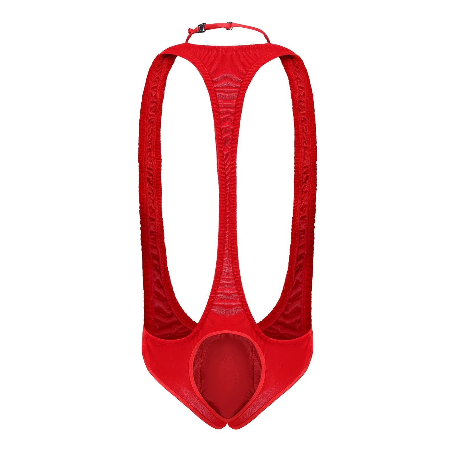 ชุดชั้นในผู้ชายคริสต์มาสชุดชั้นในชุดบอดี้สูทเซ็กซี่ One-piece Santa Claus เร้าอารมณ์เครื่องแต่งกาย Mankini กระเป๋าก้น