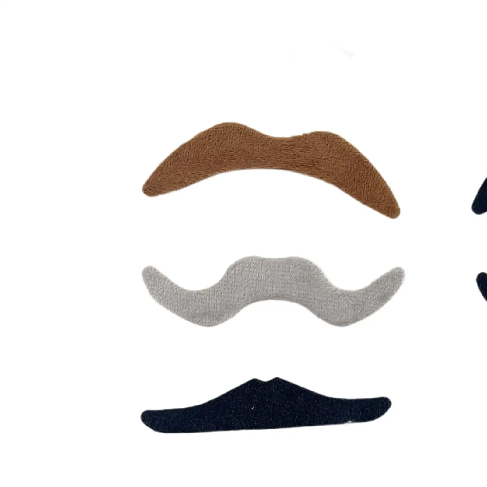 Ensemble de Moustache Auto-Adhésive, Barbe Masculine pour Festival, Accessoires de ix, 12 Pièces