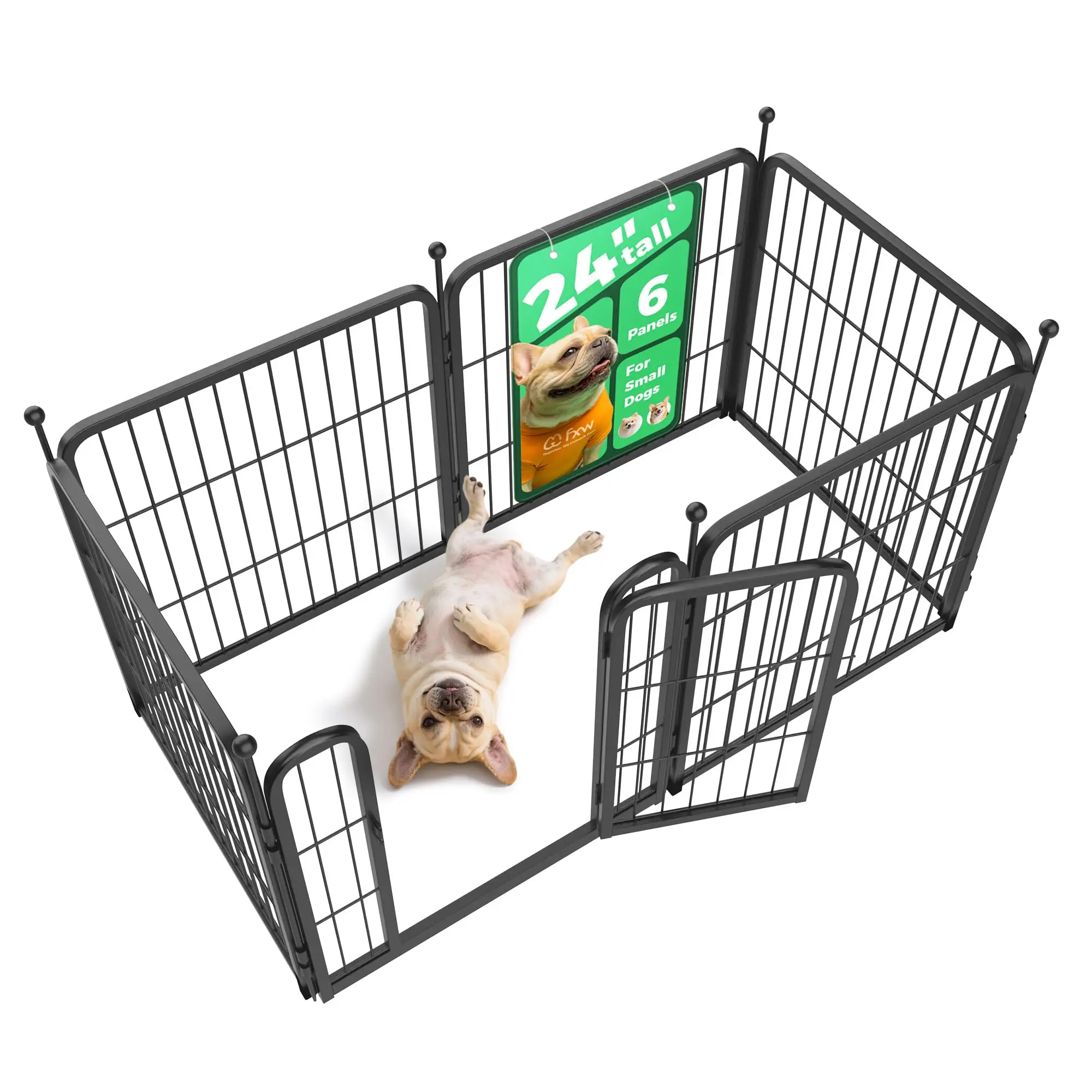 Rollick Dog Playpen, Indoor, Yard & RV Camping, 24