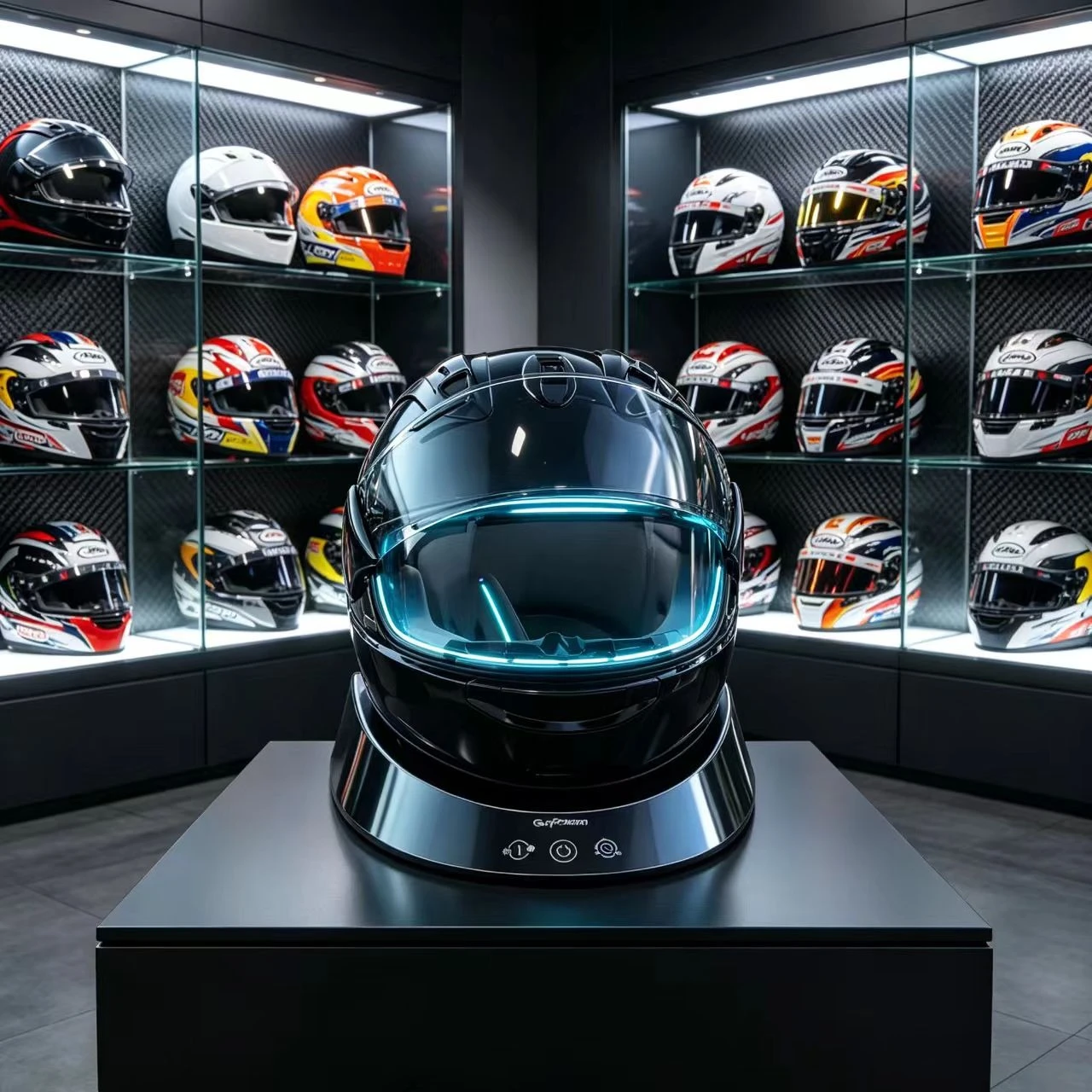 sechoir-intelligent-pour-casque-de-moto-avec-fonctions-de-sterilisation-de-depoussierage-de-controle-de-la-temperature-et-d'eclairage-ambiant