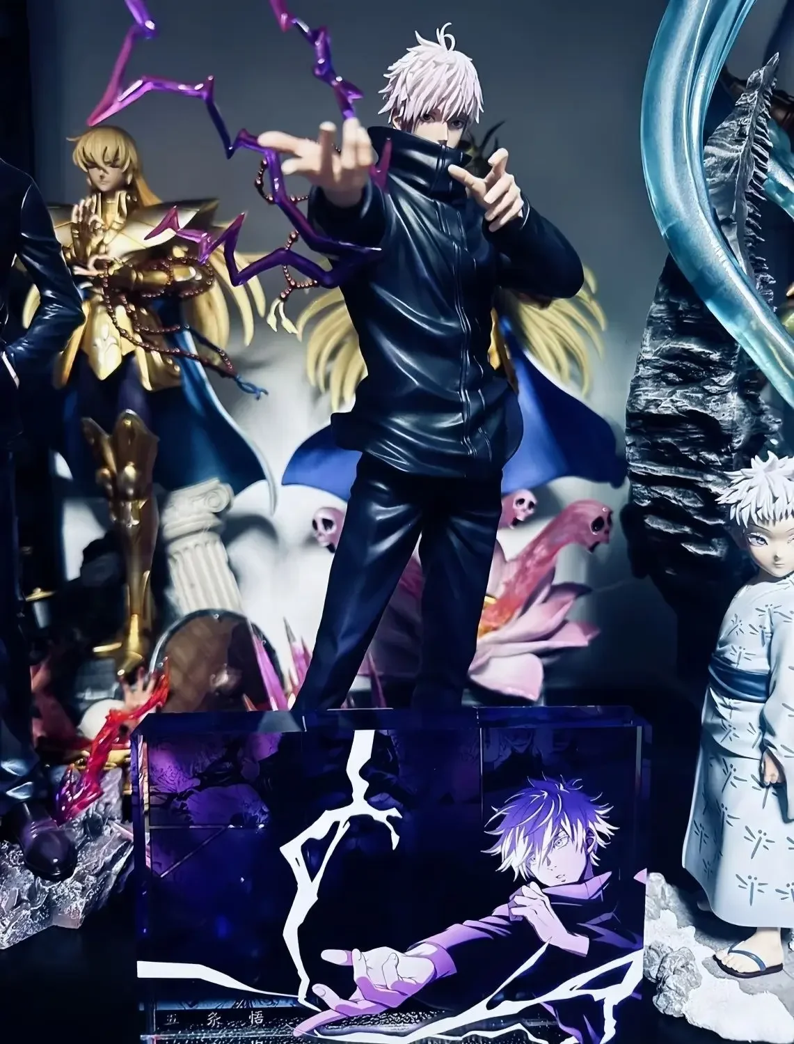 31 cm/12,2 zoll Jujutsu Kaisen anime charakter Gojo Satoru PVC Action Figure Figur Modell Dekoration Sammlung Spielzeug Geschenk