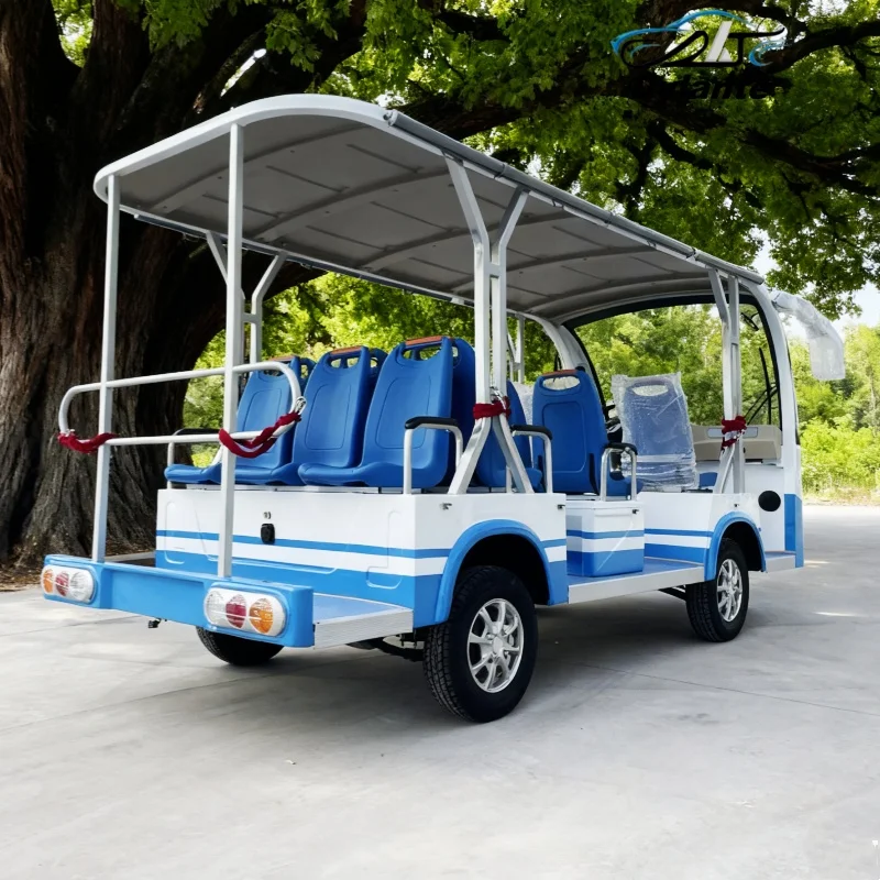 مصنع لوازم الحافلات الكهربائية الفاخرة لمشاهدة معالم المدينة، وحافلات مكوكية الفندق مع ستارة أشعة الشمس مجهزة بمقاعد على غرار الحافلة #4