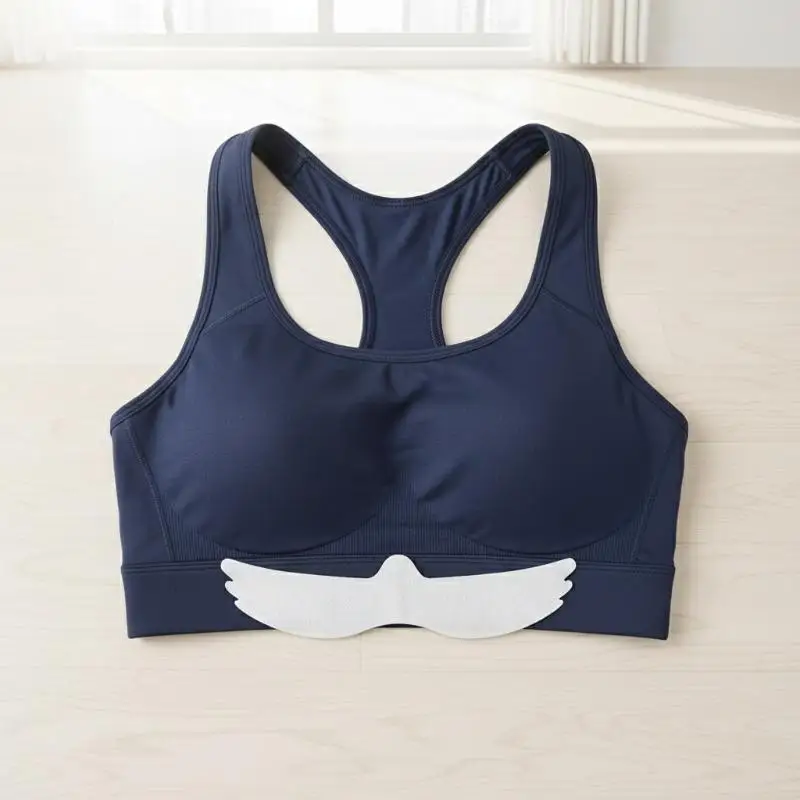 

Bra, abdominal sports lining, sticker with pad, self-adhesive soft breast fat lining, women's and girls' sweat absorbing pad