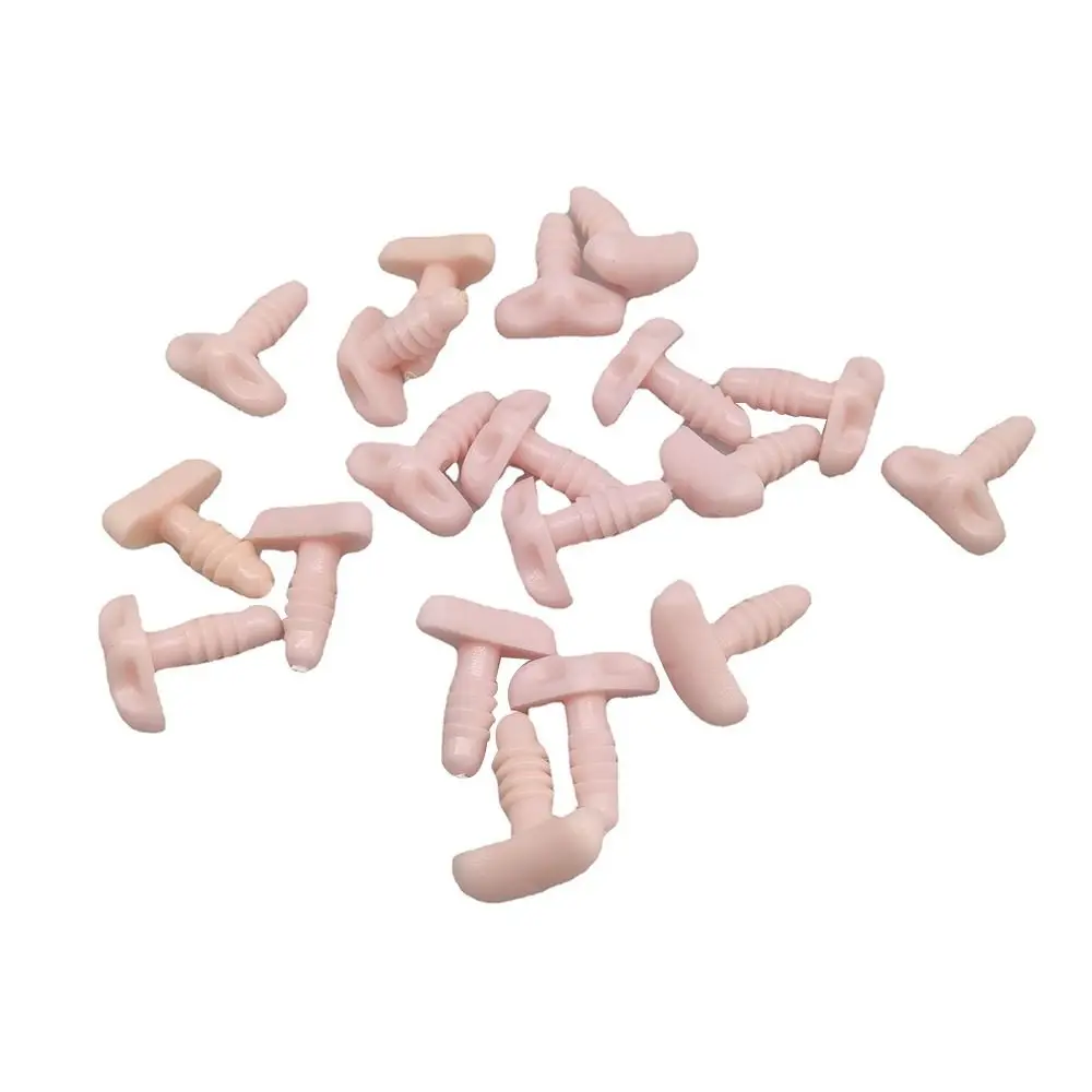 Accesorios para muñecas con nariz triangular, herramienta de bricolaje de 15x7mm, nariz de zorro, botones de oso de plástico, piezas de seguridad, nuevo