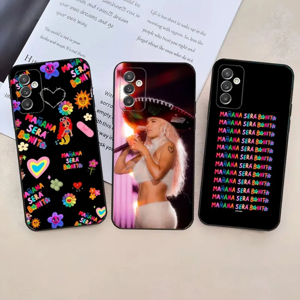 

Karol G Rapper Phone Case For Samsung Galaxy A20,A21s,A22,A31,A32,A52,A53,A72,73,A80,A91 Soft Black Phone Cover