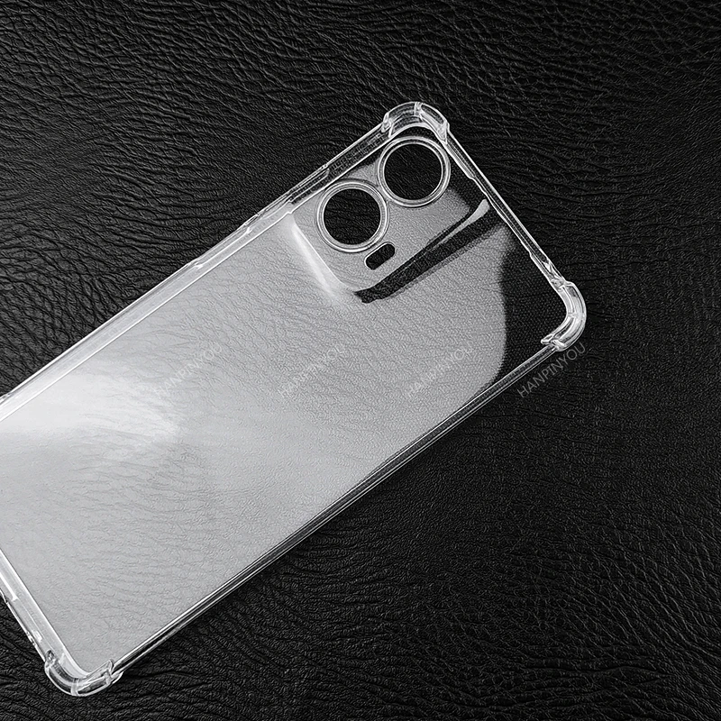 Anti-fall Casing For Motorola Moto G75 G55 G84 G64 G54 G34 G04 G24 Power G04s Soft Silicone Transparent Case Shockproof Cover