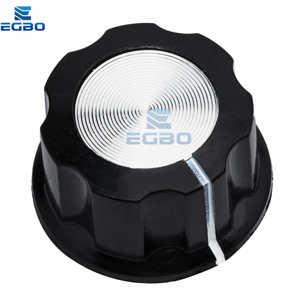EGBO  MF-A03 RV24YN20S Potentiometer Knob Cap Inner 6.4mm Rotary Switch Bakelite Knob WH118 WX050 Potentiometer Switch