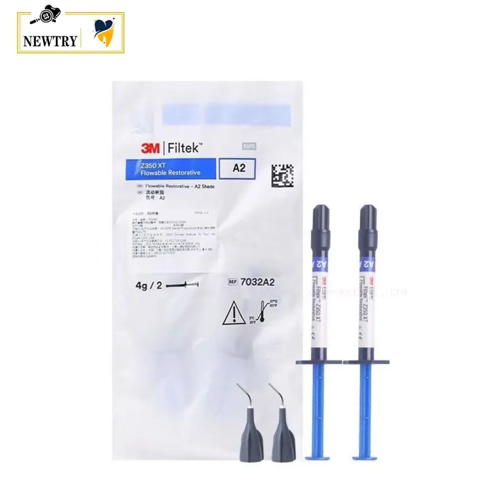 3M ESPE Composite Resin Z350XT Flowable Restorative Resin Syringe Light Cure Adhesive Glue Filling Materials A1 A2 A3 A3.5 Shade