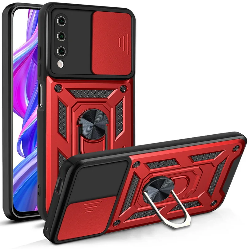 Camera protection case for Huawei Y9S Y8S P40 Lite Y9A Y7A Y8P Y7P Y6P 2020 Y9 Prime Nova 7i Armor Hybrid Ring Back Cover