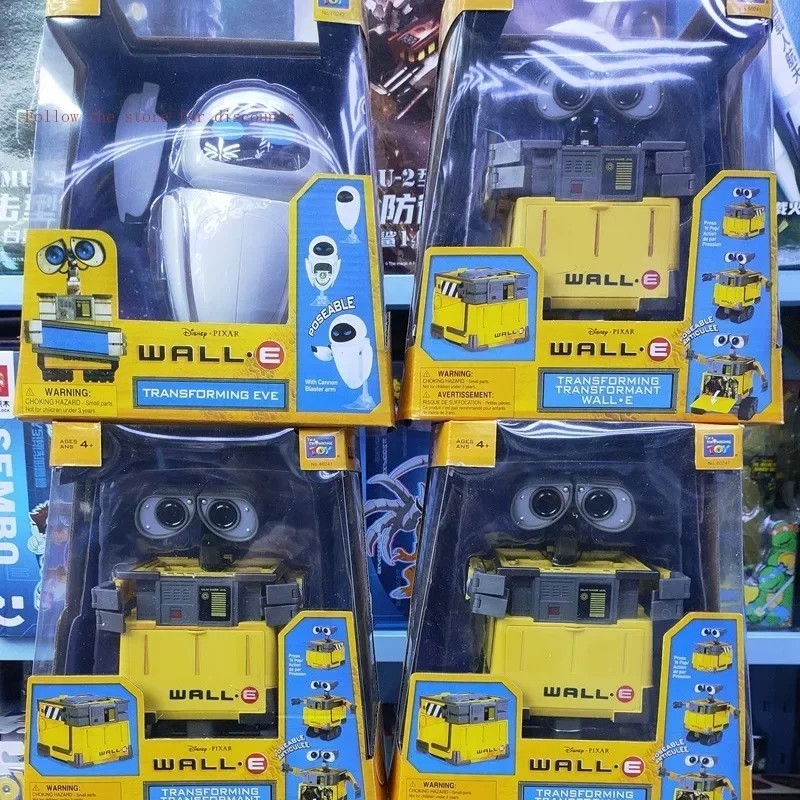Em estoque novo walle eva transformando brinquedo infantil modelo figuras de ação brinquedos coleção presentes