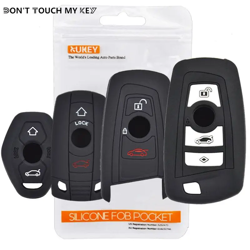 Silicone Car Key Case For BMW X1 X3 X4 X5 X6 Z3 Z4 M3 M5 1 3 5 7 Series F10 F20 F30 E38 E39 E46 E83 Cover Keyless Remote Fob