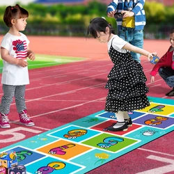 Hopscotch Mat gioco di mani e piedi integrazione sensoriale allenamento equilibrio parco giochi al coperto divertimento all'aperto e sport Kinder Spiele